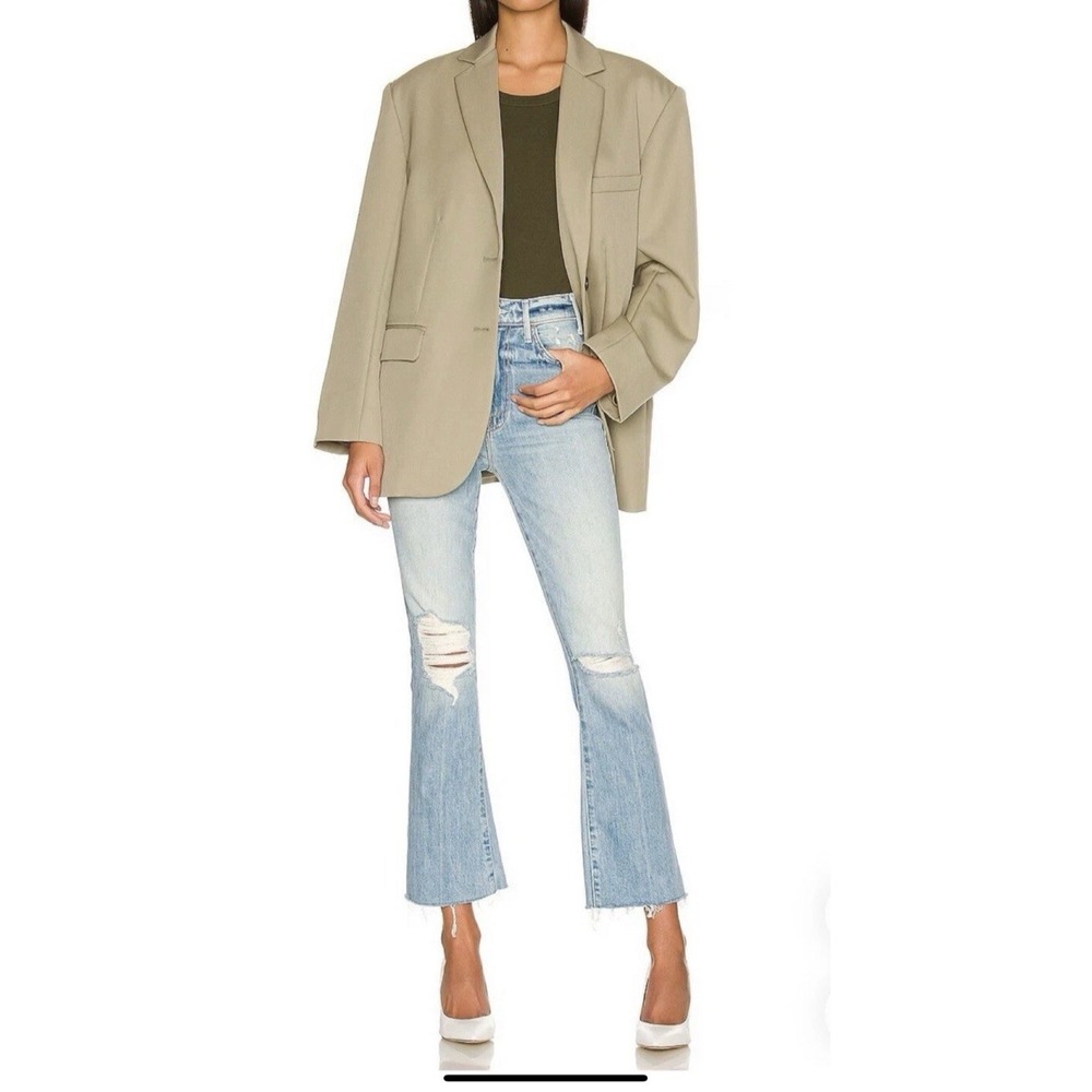 Mother Superior Women Size 26 The Hustler Ankle Fray Rope's End Distressed Crop